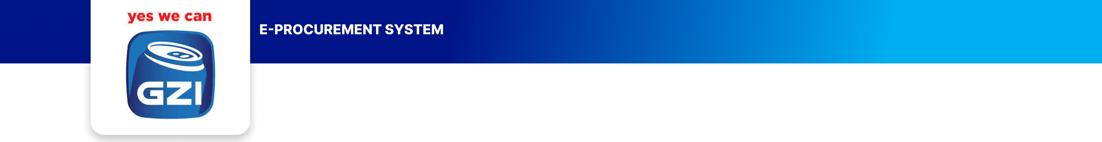 GZI eProcurement System